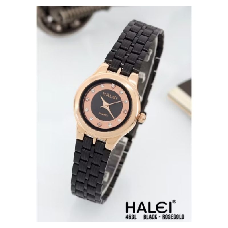 Jam tangan Halei 463 pria wanita original