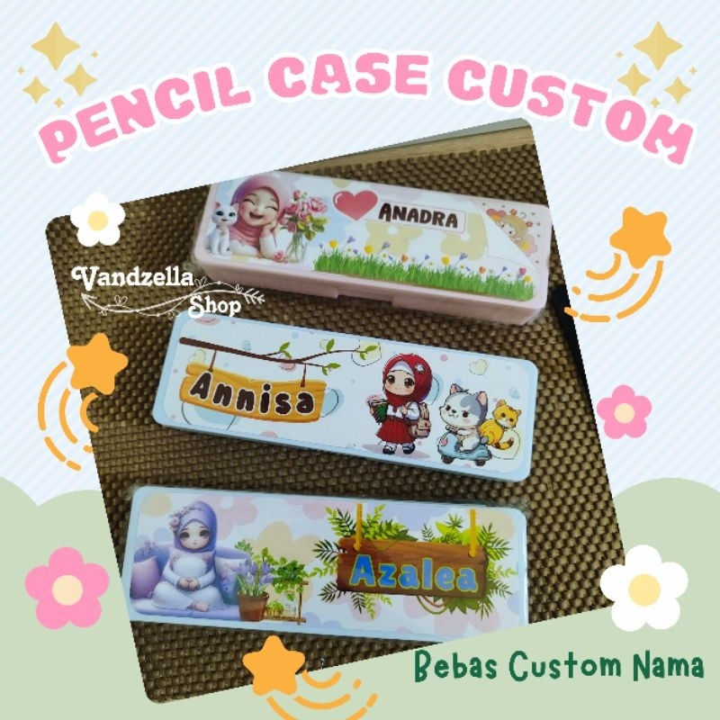 

Pensil Case Custom Nama Cute Suka-Suka