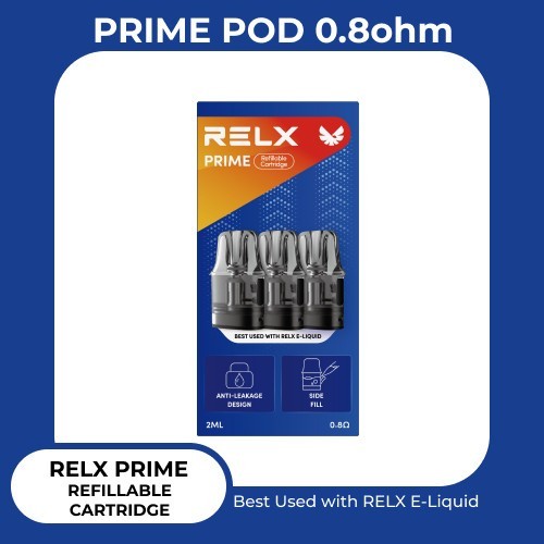 Cartridge Relx Prime 2ML Pod Replacement 100% Authentic by Relx