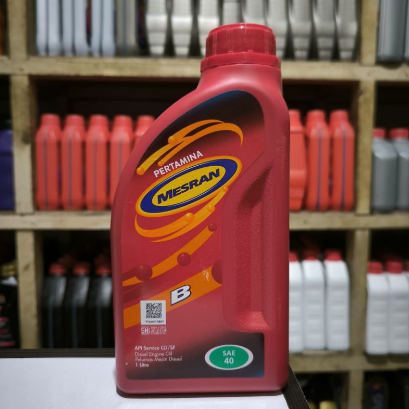 Oli Pertamina Mesran B SAE 40 Mesin Diesel 1Liter