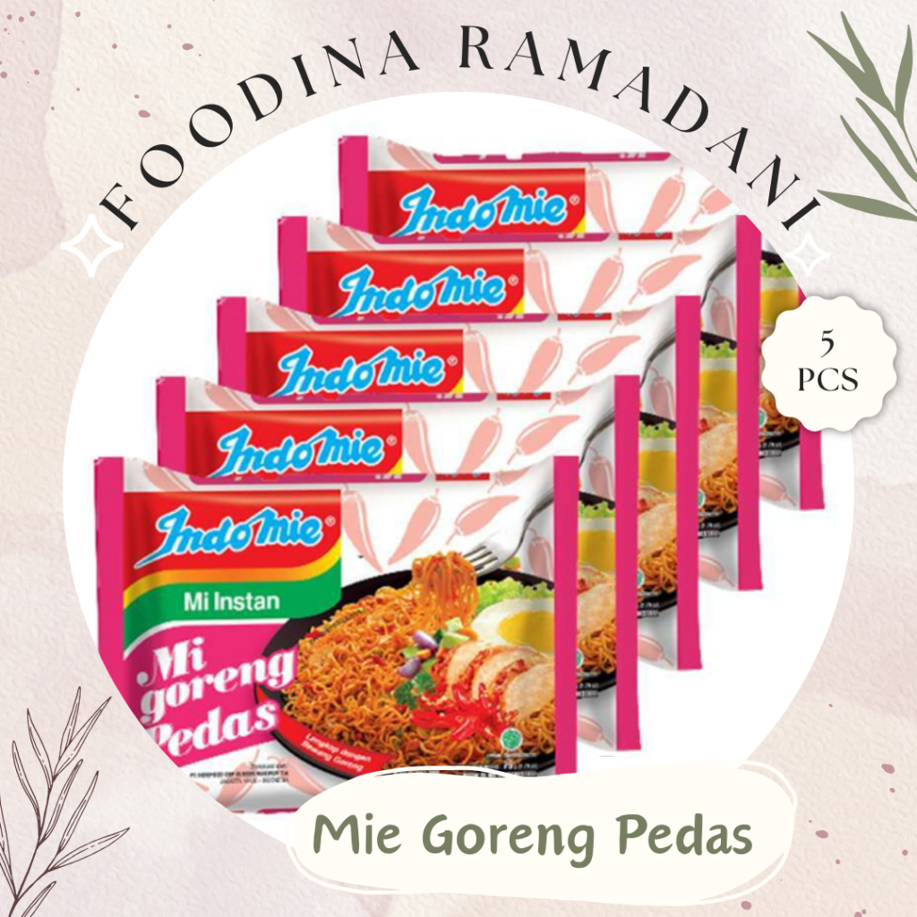 

INDOMIE GORENG Pedas - Mi Instan Indomie [ Isi 5 Bks ] Harga Per PACK