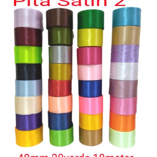 

SPESIAL BULAN INI Pita SATIN 2inc 2yards