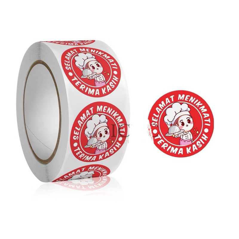 

Sticker Thank you Makanan Hampers Diameter 3.8 cm per 50 pcs