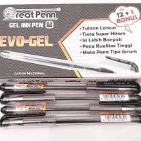 

SPESIAL BULAN INI PULPEN EVO GEL GREAT PEN 12 1 PCS ORIGINAL