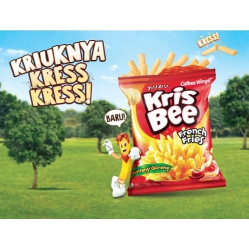 

Krisbee snack stick kentang french fries 30 gram