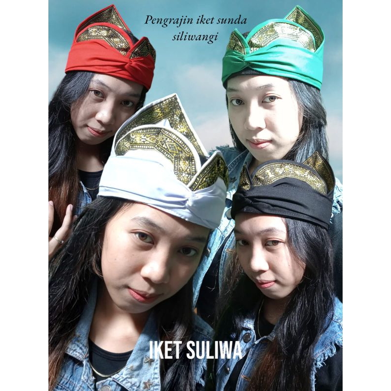 iket sunda suliwa, iket sunda praktis, iket kepala sunda