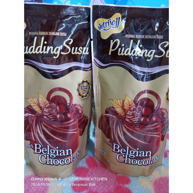 

Nutrijell Puding susu Belgian coklat 120gr