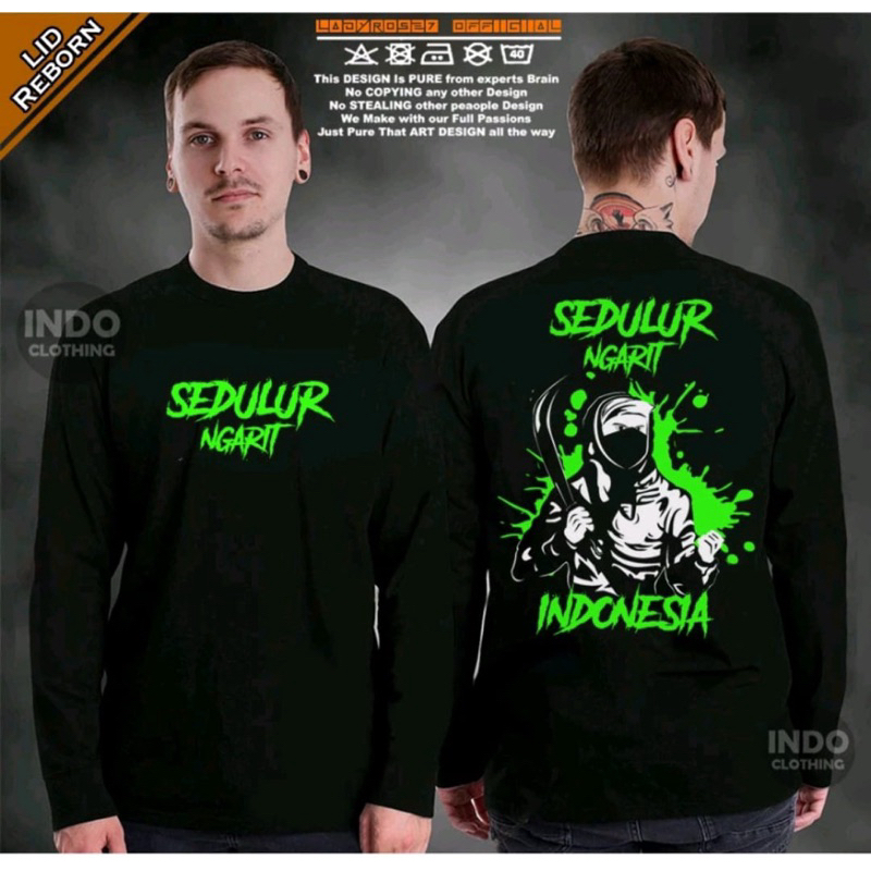 KAOS LENGAN PANJANG SEDULUR NGARIT INDONESIA // SOBAT NGARIT