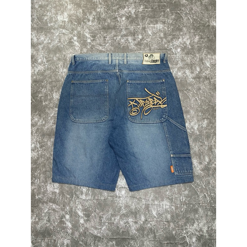 TRIBAL JORTS PANTS Y2k JEANS / TRIBAL JEANS / JORTS PANTS FULL TAG