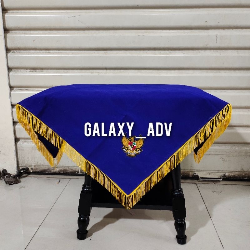 taplak baki alas baki upacara bendera paskibraka - BIRU