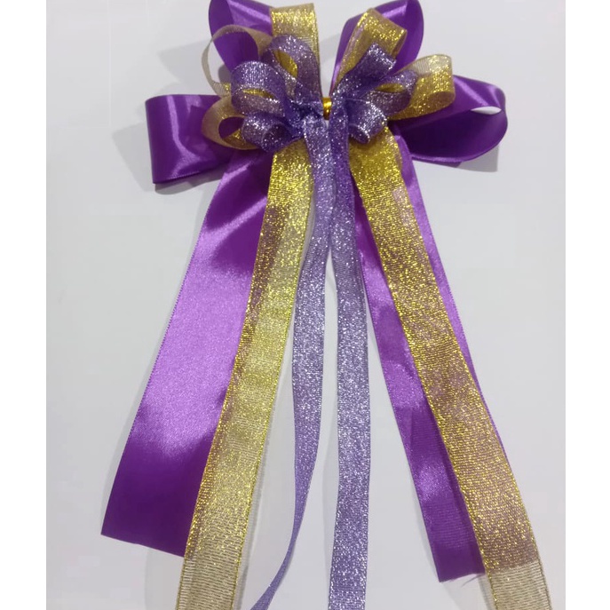 

SPESIAL AWAL TAHUN Pita Parcel Hias Glitter Surai Satin XXL2