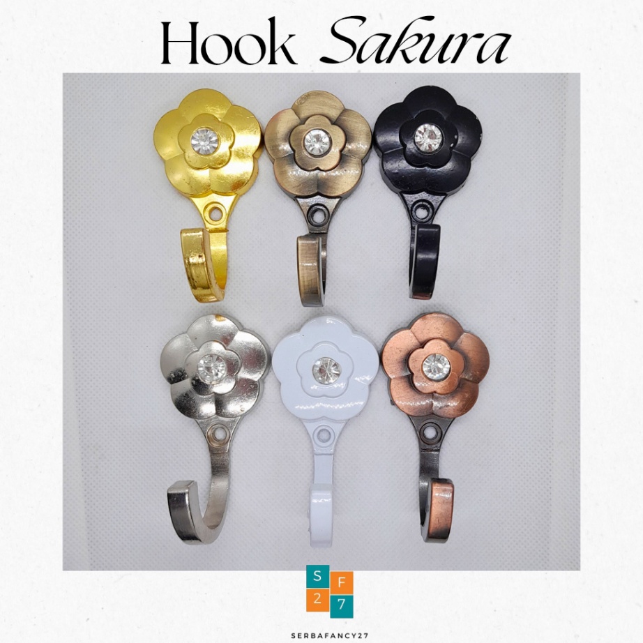 SALE CANTOLAN GORDEN  PENGAIT GORDEN MODEL BUNGA  SAKURA