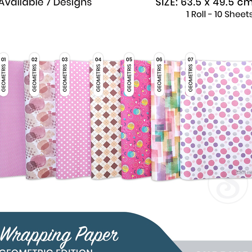 

BARANG TERUPDATE 1lbrKERTASKADOMOTIFPATTERN GEOMETRIS 635x495cm