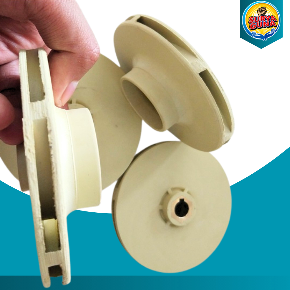 Impeller Pompa Air Semi Jet Modifikasi Murah Meriah