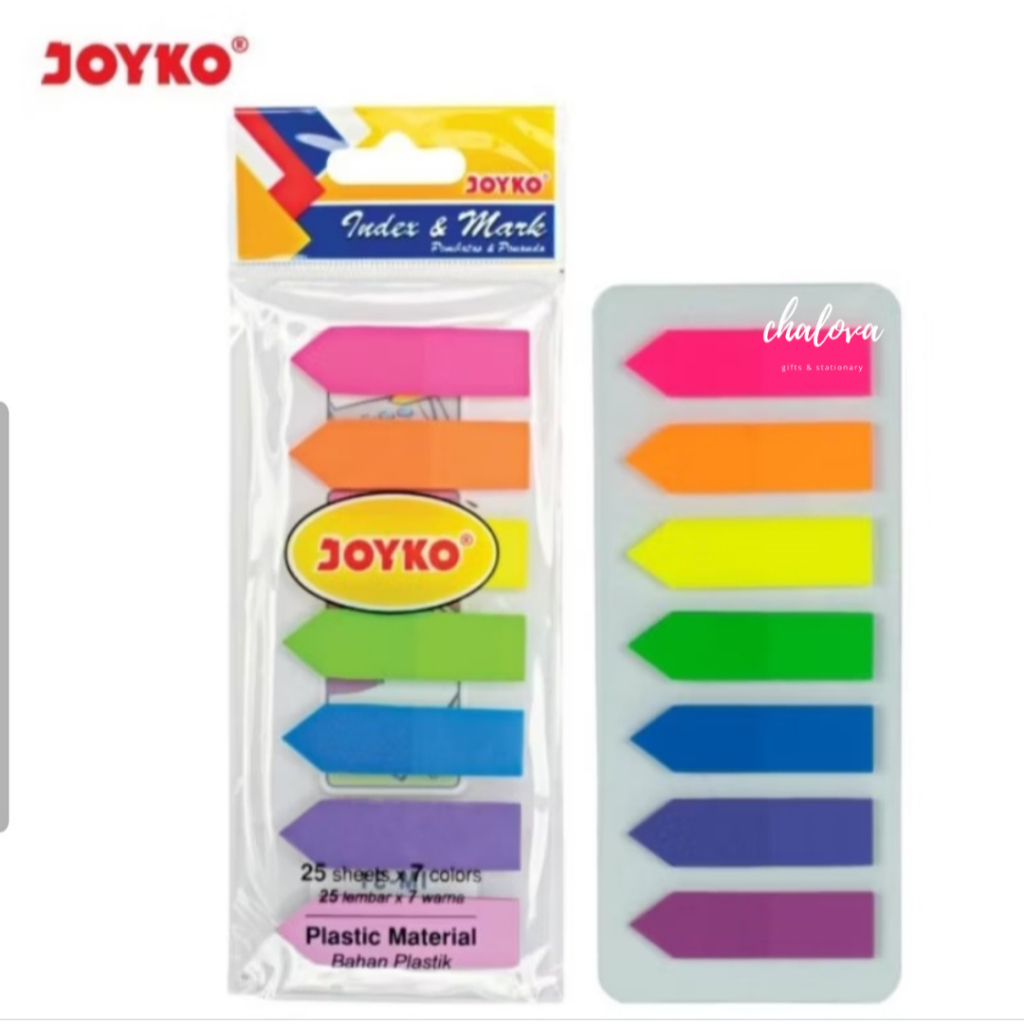 

[PCS] INDEX/MARK JOYKO 7 WARNA IM-31 / PENANDA HALAMAN JOYKO / STICKY NOTE PANAH JOYKO