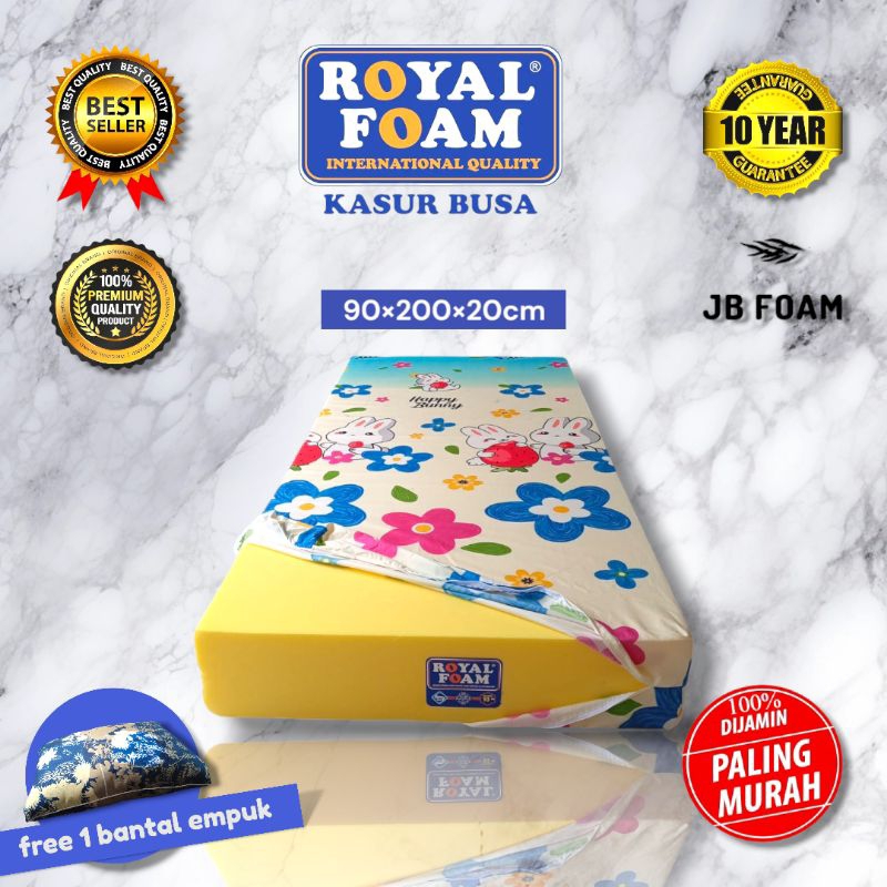 Kasur busa ROYAL FOAM D16 TEBAL 20CM 90×200×20cm