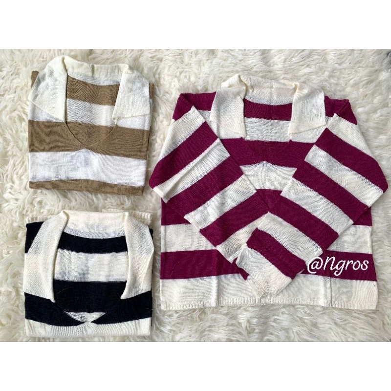 Sweater fuji crop top wanita -NGROS