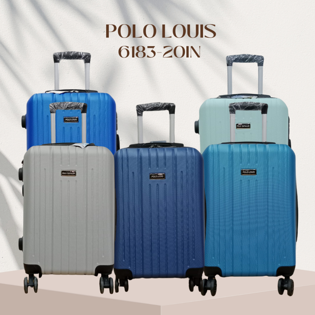 6183-20in Koper Hardcase Koper Import POLO LOUIS Koper Fiber anti Pecah