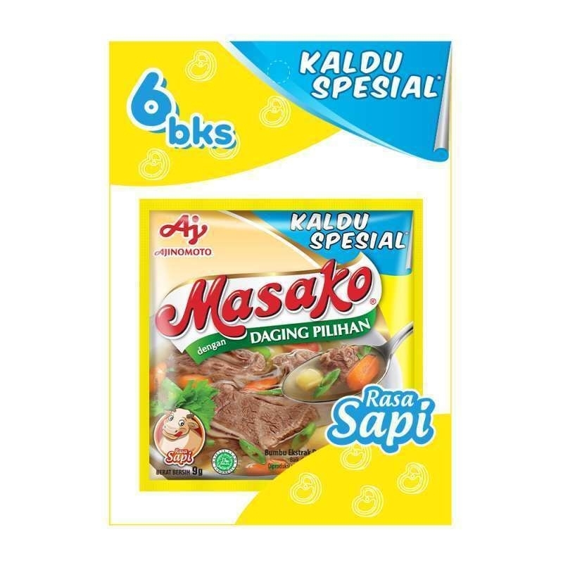 

Masako sapi sachet 6'pcs - Sayur Sakura