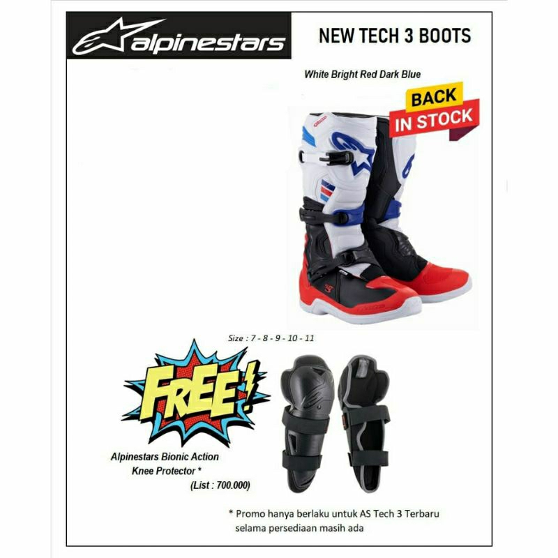 SEPATU ALPINESTAR TECH 3 NEW