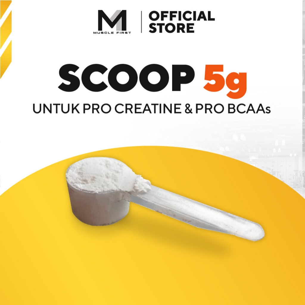 Scoop Creatine BCAA 5gr (3pcs) - Sendok Takar Suplemen