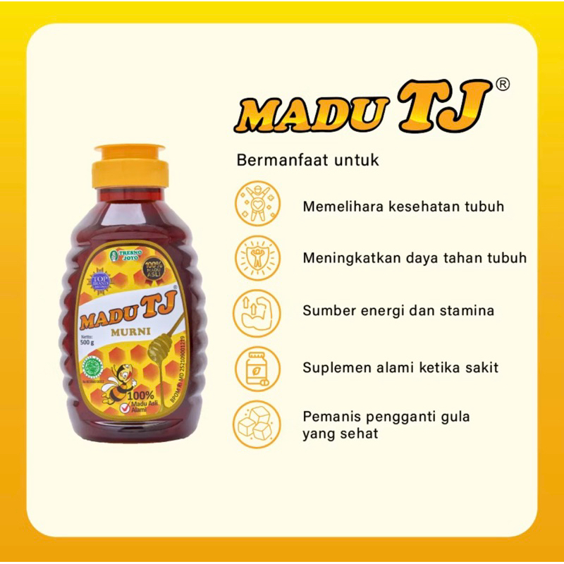 

Madu TJ Murni 150gr - Syrup Kesehatan untuk Menjaga Daya Tahan Tubuh - Honey Bahan Herbal