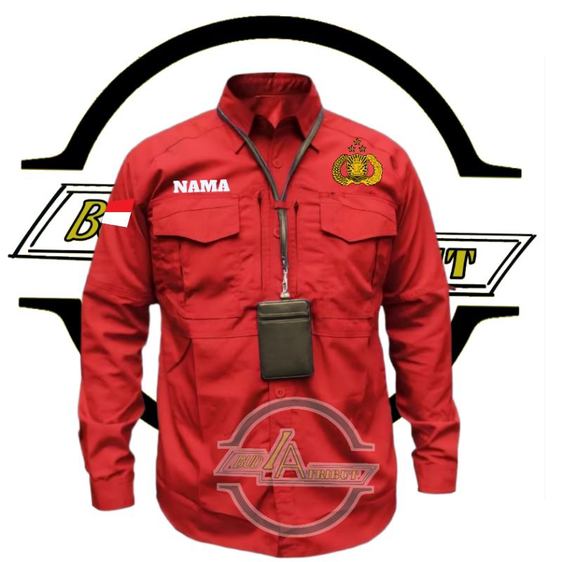 kemeja mtek polisi / kemeja pdh polisi lengan panjang / kemeja pdh lengan pendek / kemeja pdh polisi