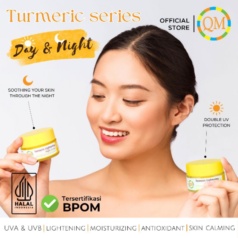 QM Turmeric Lightening Day and Night Cream