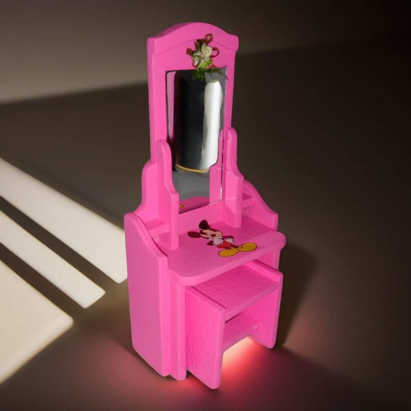 mainan lemari barbie lemari rias barbie