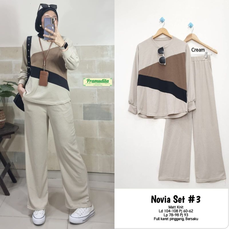 NOVIA SET/STELAN ATASAN CELANA