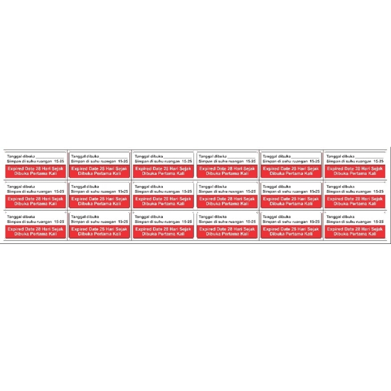 

Stiker label cutting tanda expired
