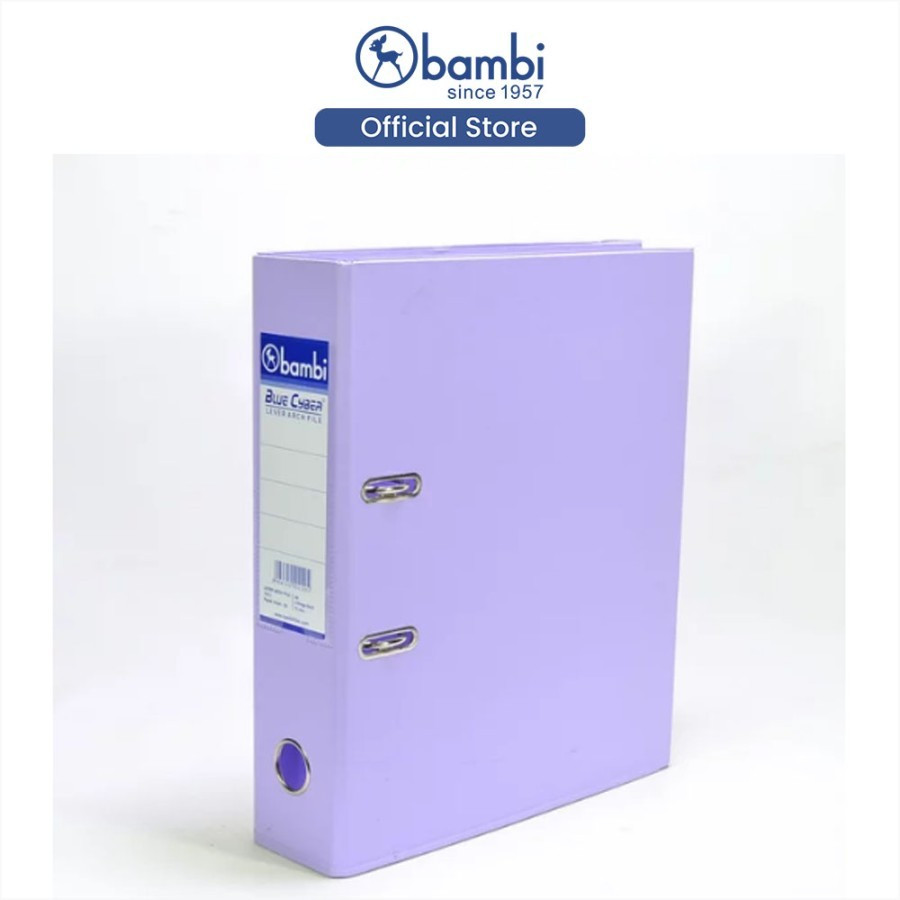 

BAMBI ORDNER LAF A4 1011 NO. 20 PASTEL PURPLE ( DUS ISI 12 PCS )