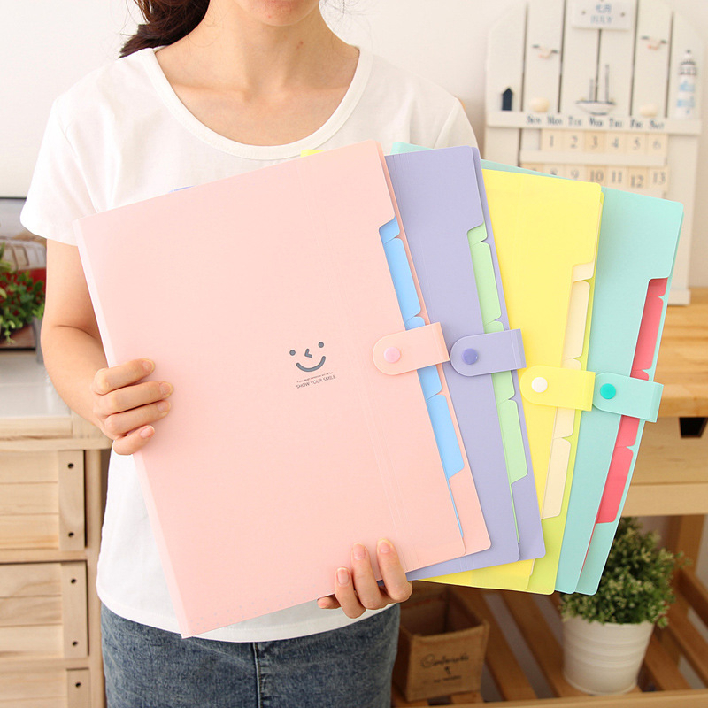 Map Dokumen A4-A5 Dokumen Keeper Waterproof Clear Holder File Map Plastik Perlengkapan Sekolah