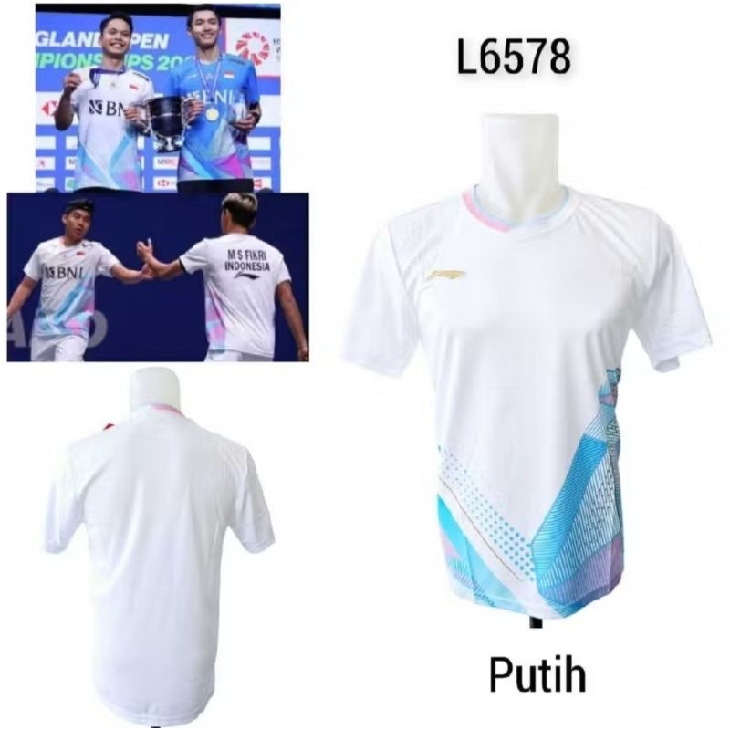 BAJU BADMINTON LINING IMPORT PREMIUM ALL ENGLAND SERIES BAJU BADMINTON PRIA/WANITA DEWASA