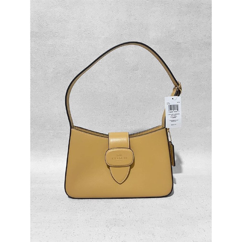 Tas Coach CT853 Eliza Shoulder Bag Leather Tan