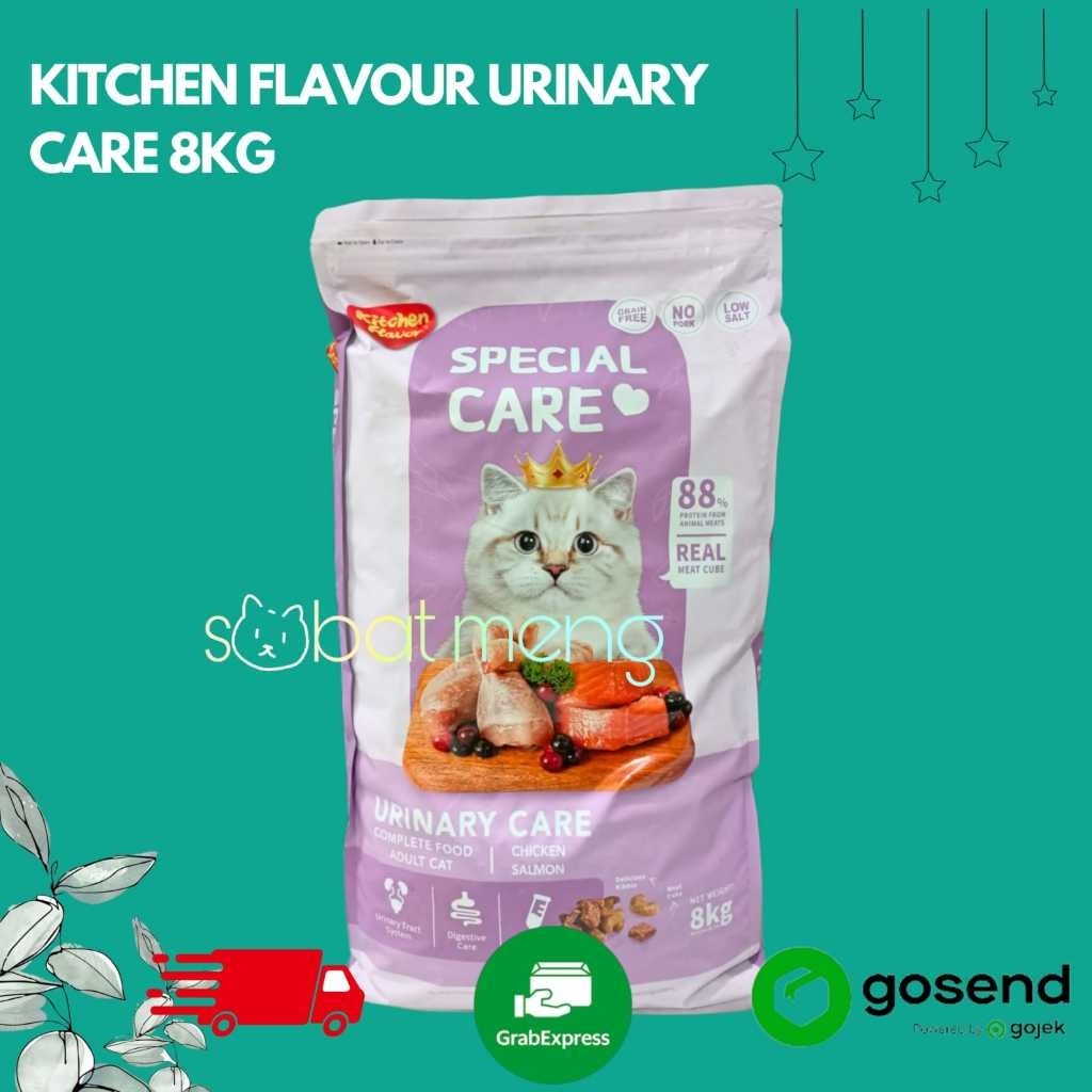 KITCHEN FLAVOUR URINARY CARE 8KG | KF URINARY 8KG | MAKANAN KUCING URINARY - KHUSUS INSTAN SAMEDAY