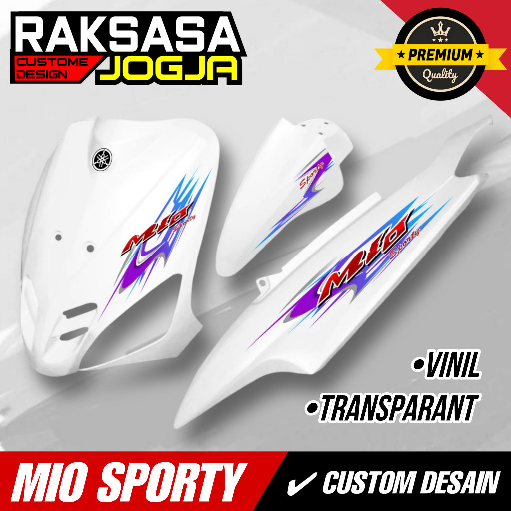 striping mio sporty smile transparan merah putih biru kuning hitam hijau vinil max decal 26