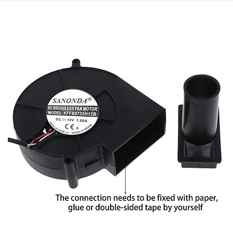 RB Pulang Blower Mini BBQ Kipas 1 Set Blower Ac Turbocharger Portabel Kecil BBQ Blower Fan Blower