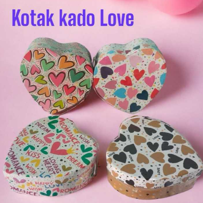 

[1 Pcs] Kotak Kado Love Heart Shape Box / Gift Box Love Hadiah