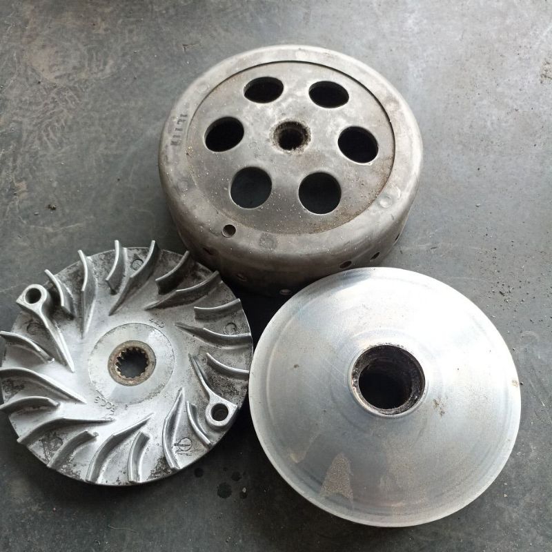 puly depan xeon rc copotan modif mangkok ganda xeon rc