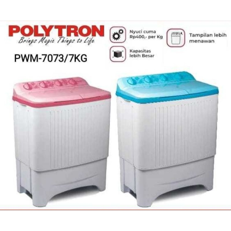 Mesin Cuci Polytron 7Kg PWM 7073