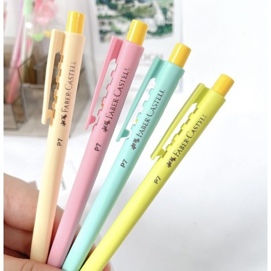 

Faber Castell Pulpen P7 / Ballpoint P7 Pastel 0.7 mm black Ink (1 pack Isi 12 pcs)