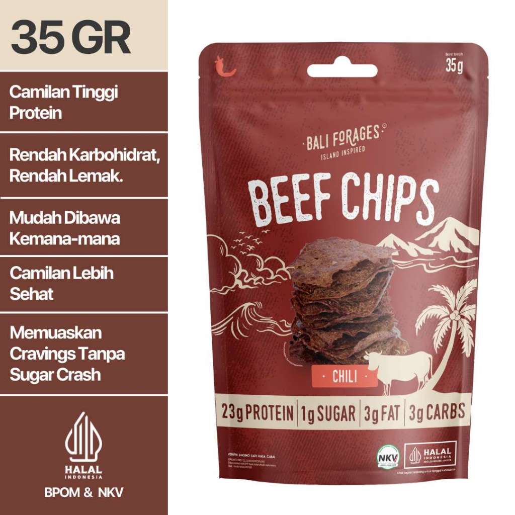 

Beef Chips Chili Crispy Bali Forages Keripik Daging Sapi Krispi