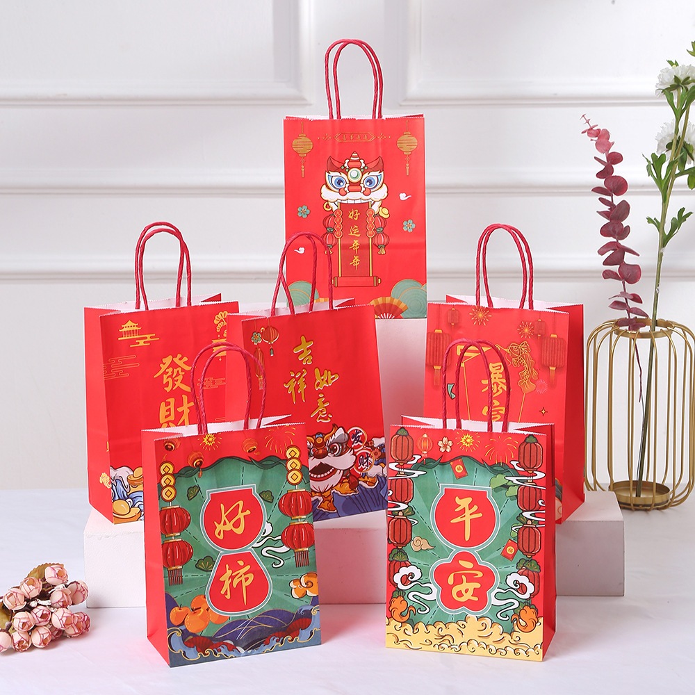 

Paperbag / Paper Bag Kraft / Tas Kado Motif Imlek / AK02W1