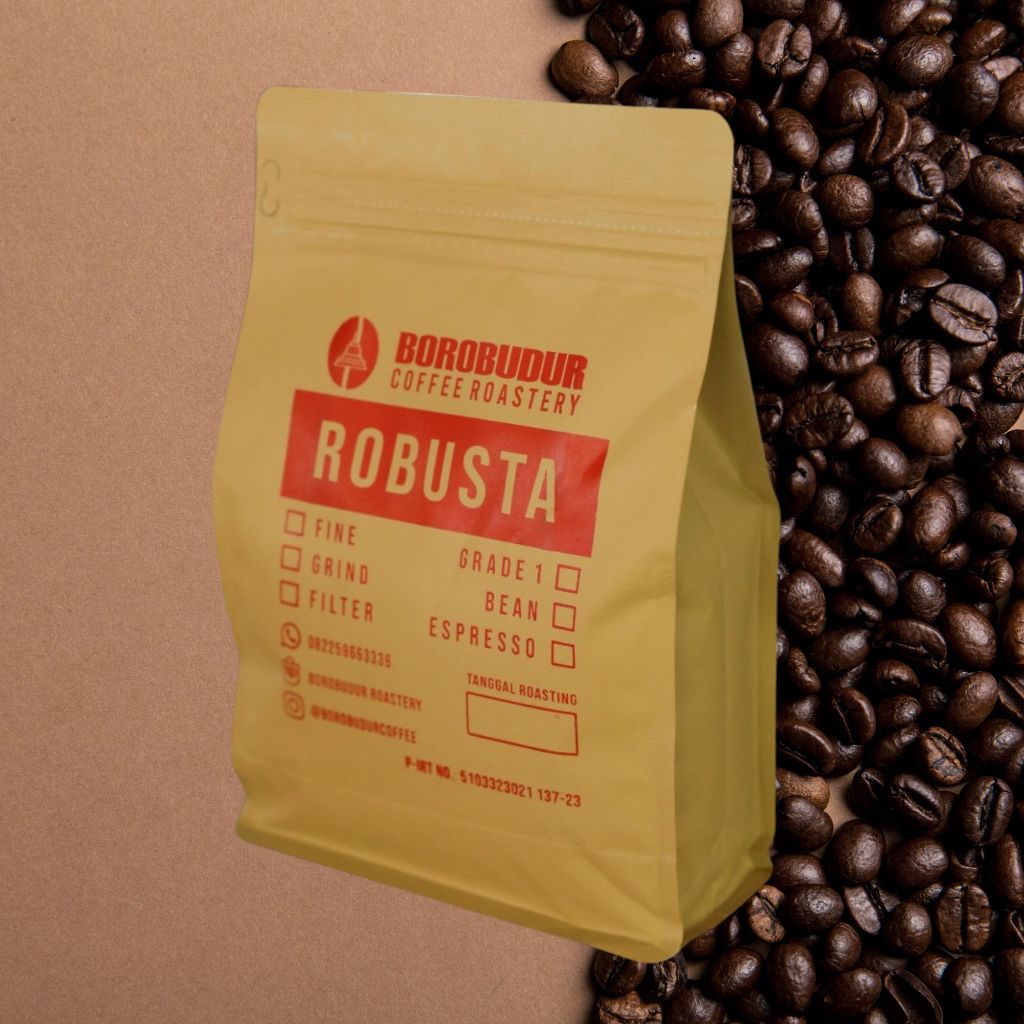 

1KG Special Kopi untuk Susu Borobudur Roastery Espresso termurah enak - 250 GRAM, Bubuk Commercia