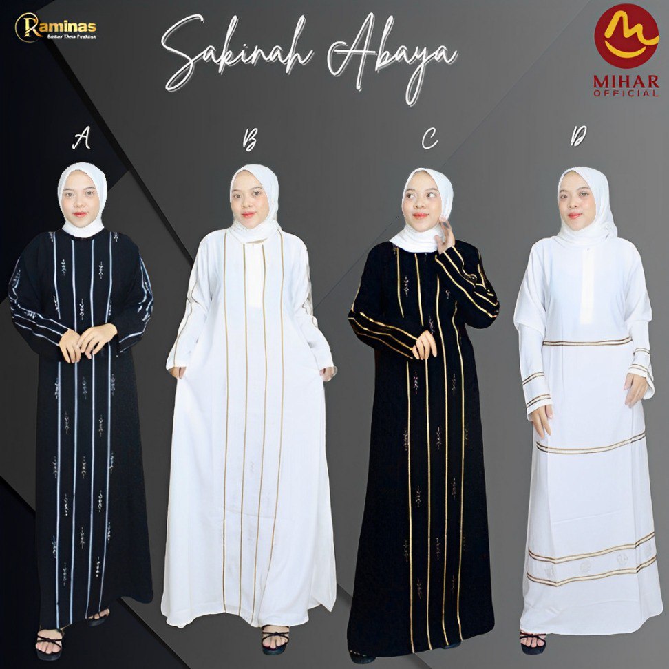 GAMIS / ABAYA / GAMIS WANITA / ABAYA WANITA / GAMIS HITAM / ABAYA HITAM / GAMIS PUTIH / ABAYA PUTIH