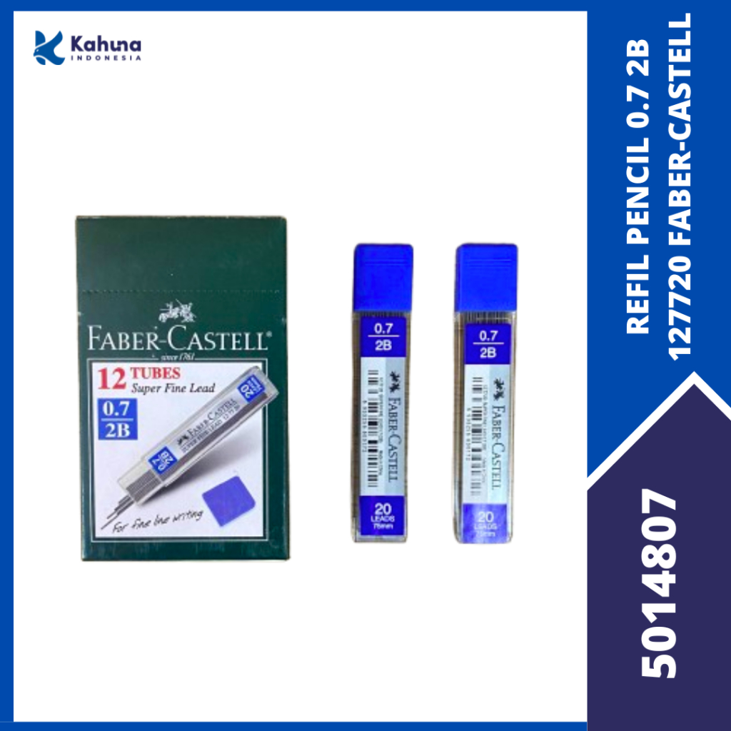 

REFIL / ISI PENSIL MEKANIK 0.7 2B 127720 FABER CASTELL [5014807]