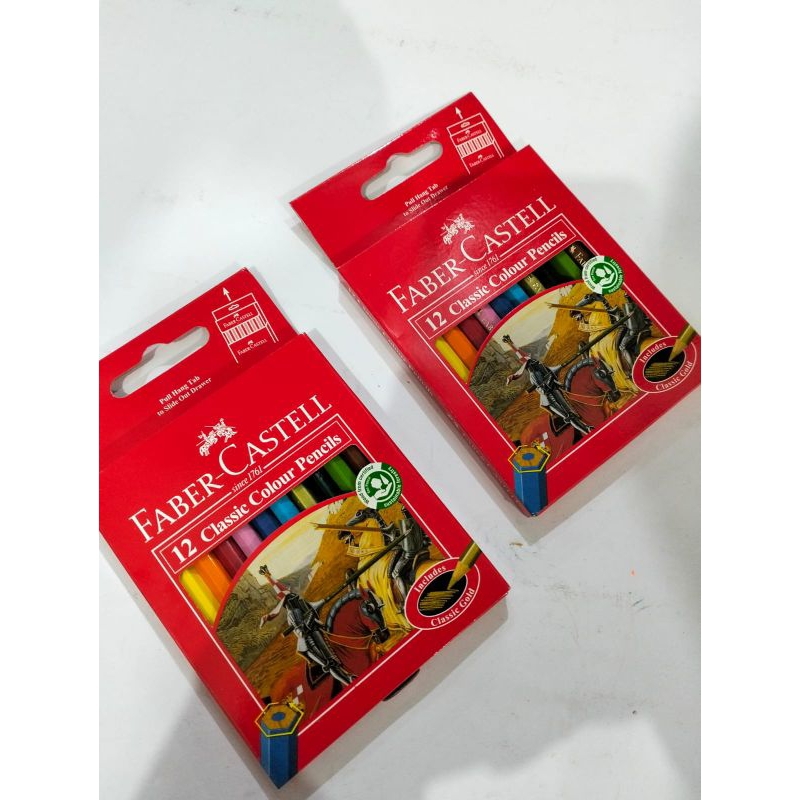 

KLIR KAYU 12 WARNA CLASSIC MERK FABER CASTEL,PENSIL WARNA WARNI ,PENSIL SET WARNA