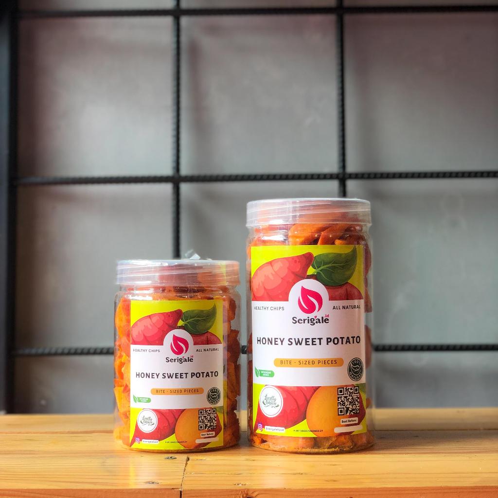 

Serigale Keripik Kerupuk Ubi Madu Legit I 1000 ML Toples I Keripik Sayur Mix I Camilan Diet Sehat