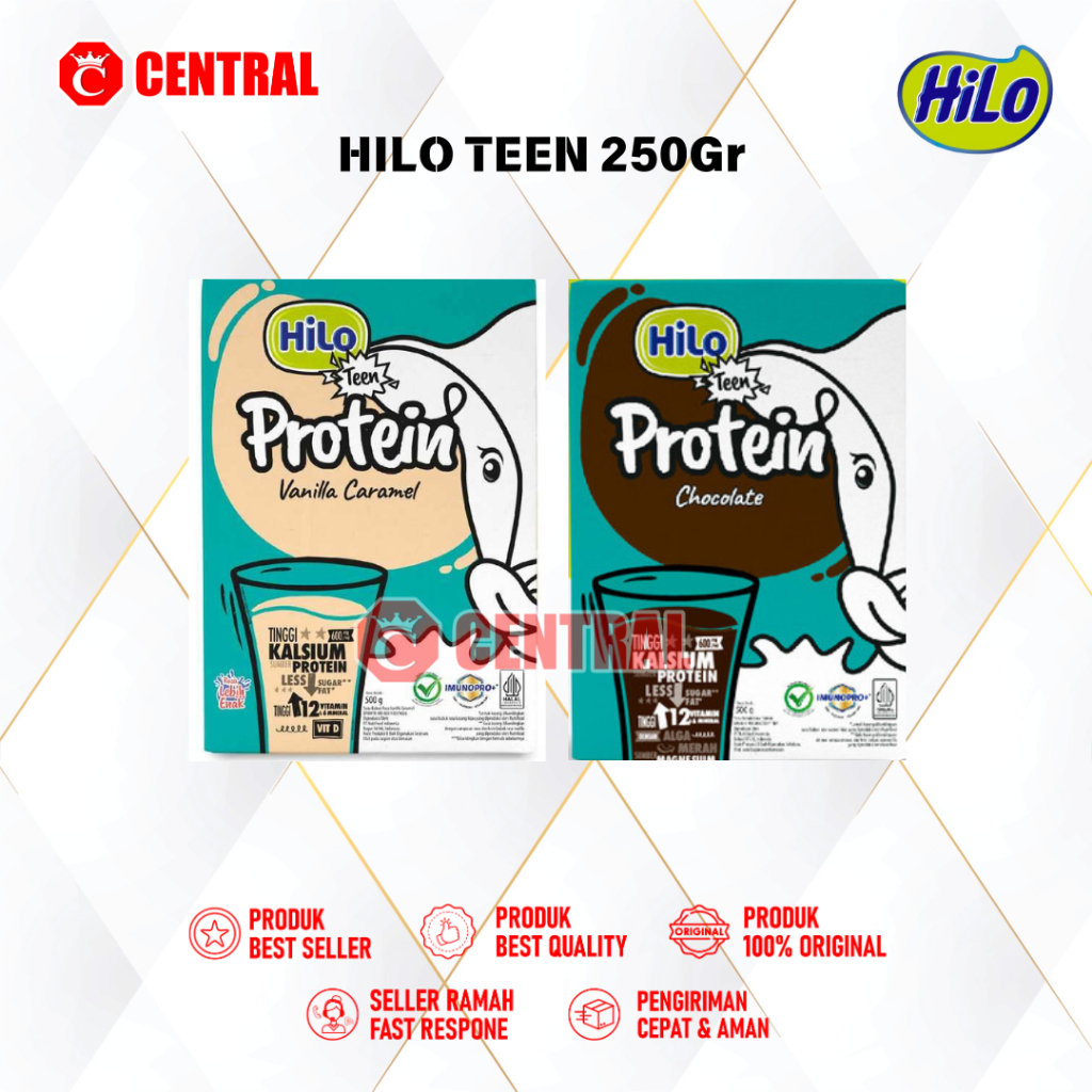 

HILO TEEN 250gr CHOCOLATE / VANILLA CARAMEL / YOGHURT BANANA / Centralbandung